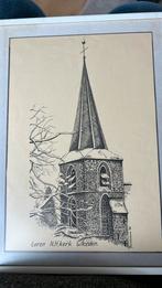 Pentekening kerk Wierden, Antiek en Kunst, Ophalen
