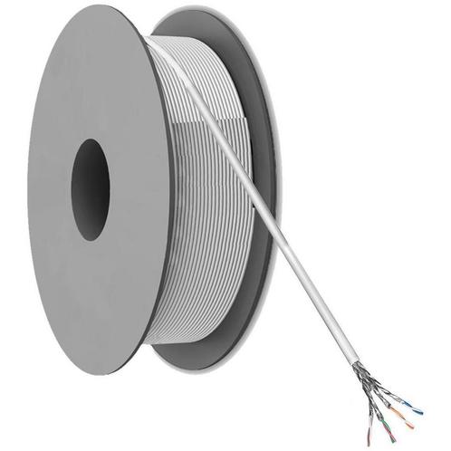 Nieuw in doos Cat 6a, S/FTP netwerkkabel, Rol 50 meter, Computers en Software, Pc- en Netwerkkabels, Nieuw, Ophalen of Verzenden