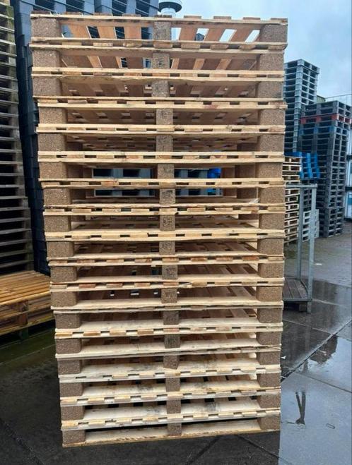 Grote houten pallets 112x142, Doe-het-zelf en Verbouw, Hout en Planken, Ophalen