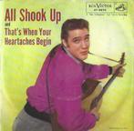 Elvis Presley-All shook up/That's when your heartaches begin, Verzenden, Zo goed als nieuw, Pop