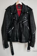 biker punk metal motor jacket, Ophalen, Gedragen, Maat 48/50 (M), Zwart
