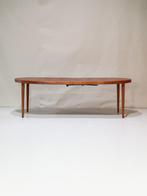 Uitschuifbare eettafel Kai Kristiansen rond teak Deens, Ophalen, 100 tot 150 cm, -, -