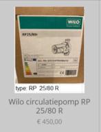 Wilo circulatiepomp RP 25/80 R, Ophalen of Verzenden, Nieuw, Elektrisch, Overige typen