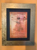 Wandklok Da Vinci – Vitruviaanse Mens, Ophalen of Verzenden, Gebruikt, Wandklok