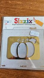 Embossing folder sizzix 3 stuks, Hobby en Vrije tijd, Kaarten | Zelf maken, Ophalen of Verzenden, Nieuw, Overige thema's, Pons of Mal