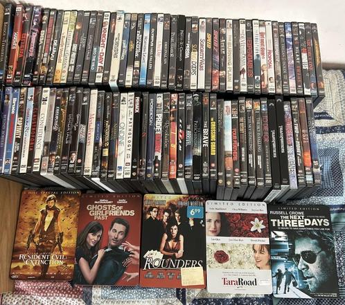 #0486 Verzameling DVD DVD's - Films - 91 Stuks, Cd's en Dvd's, Dvd's | Actie, Zo goed als nieuw, Actiethriller, Alle leeftijden