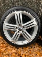 18 inch Orginele VW R Velgen met All Season Banden, 18 inch, Gebruikt, Banden en Velgen, Ophalen of Verzenden