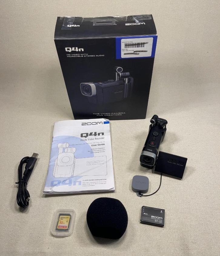 Zoom Q4n Handheld HD Video Audio Recorder, Audio, Tv en Foto, Videocamera's Digitaal, Zo goed als nieuw, Camera, Geheugenkaart