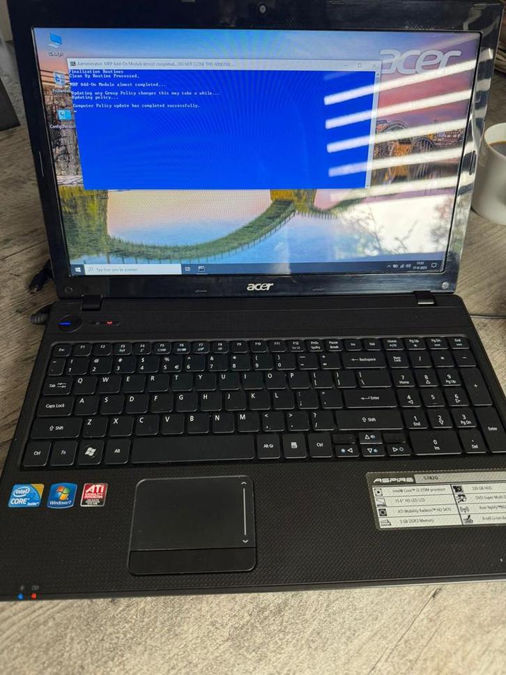 Laptop - Werkt op stroom, zonder accu!, Computers en Software, Windows Laptops, Gebruikt, 15 inch, HDD, 2 tot 3 Ghz, 4 GB, Qwerty