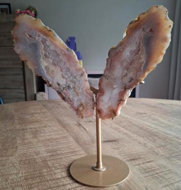 Roze Amethist Vlinder Decoratie beschikbaar voor biedingen