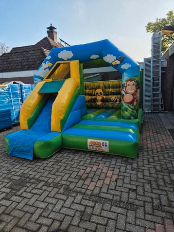 Springkussen jungle slide te huur beschikbaar voor biedingen