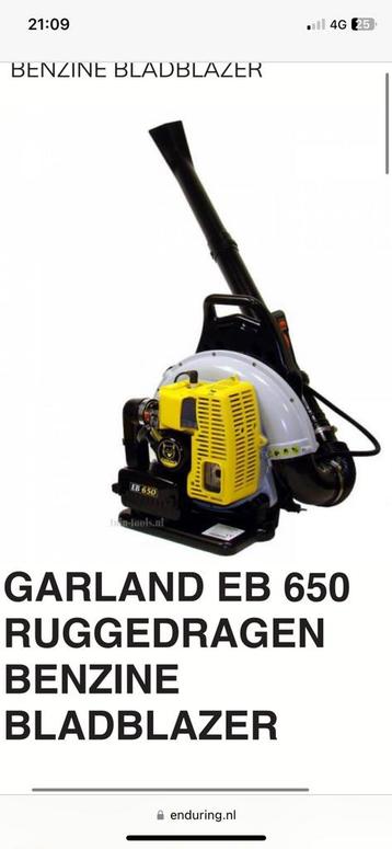 Garland EB 650 ruggedragen bladblazer
