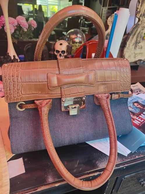 Jimmy Choo dames tas origineel met certificaat crocoprint, Sieraden, Tassen en Uiterlijk, Tassen | Damestassen, Zo goed als nieuw