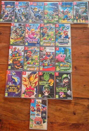 Verschillende Switch-games te koop beschikbaar voor biedingen
