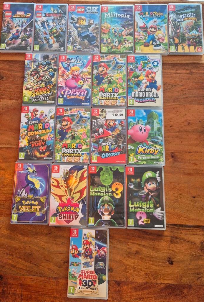 Verschillende Switch-games te koop, Spelcomputers en Games, Games | Nintendo Switch, Zo goed als nieuw, 1 speler, Vanaf 3 jaar