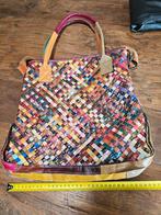 Aparte tas leer gevlochten verstelbaar, Sieraden, Tassen en Uiterlijk, Tassen | Damestassen, Ophalen of Verzenden, Zo goed als nieuw