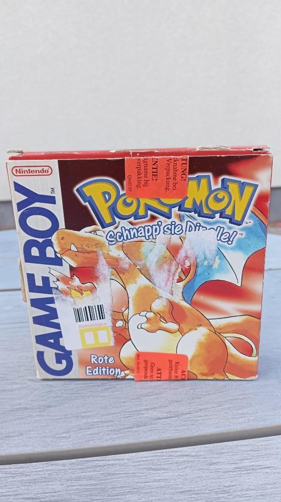 Nintendo Game Boy game Pokémon Rote Edition - compleet, Spelcomputers en Games, Games | Nintendo Game Boy, Gebruikt, Role Playing Game (Rpg)