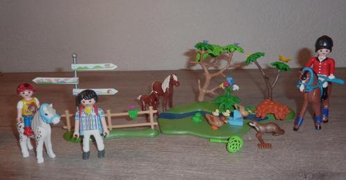 Playmobil  Paarden set. Leuke aanvulling., Kinderen en Baby's, Speelgoed | Playmobil, Zo goed als nieuw, Complete set, Ophalen of Verzenden