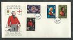 GUERNSEY 1969 Sir Isaac Brock op onbeschreven FDC., Verzenden, Gestempeld