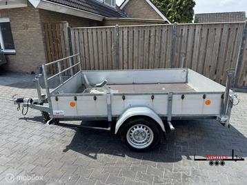 Hapert enkelasser bakwagen 250x180 1500KG motortrailer Marge beschikbaar voor biedingen