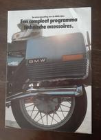 Folder BMW technische accessoires uit 1981, Motoren, Ophalen of Verzenden, BMW