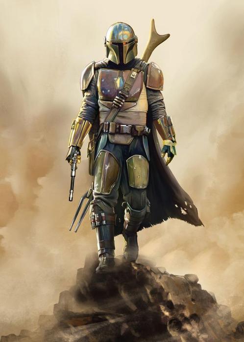 Mandalorian fotobehang the Hunter, Disney * Muurdeco4kids, Kinderen en Baby's, Kinderkamer | Inrichting en Decoratie, Nieuw, Wanddecoratie