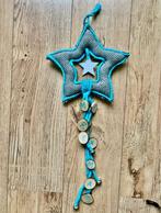 Kerst ster van stof aquablauw, Ophalen of Verzenden, Zo goed als nieuw