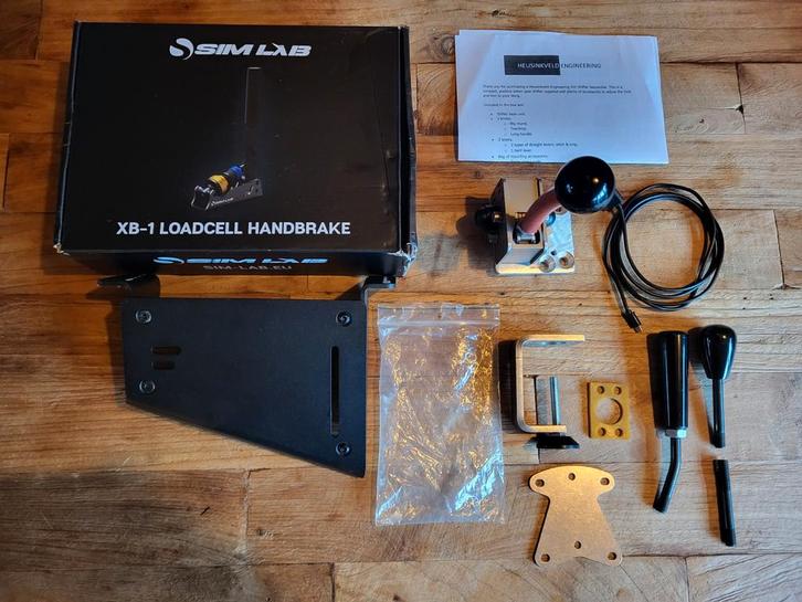 Heusinkveld SQ Shifter + Sim-Lab XB1 Handbrake + Bracket(s), Computers en Software, Joysticks, Zo goed als nieuw, Ophalen of Verzenden