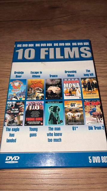 Big DVD Box met 10 films. beschikbaar voor biedingen