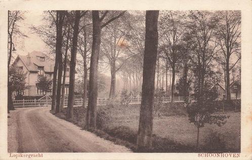 JJ536 Schoonhoven Lopikergracht 1927, Verzamelen, Ansichtkaarten | Nederland, Gelopen, Zuid-Holland, 1920 tot 1940, Verzenden