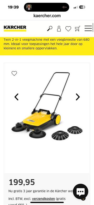 Karcher s4 twin nieuw ! beschikbaar voor biedingen