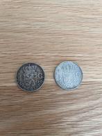 Zilveren gulden uit 1958 en een uit 1968 ( geen zilver), Postzegels en Munten, Munten | Nederland, Ophalen of Verzenden, Koningin Juliana