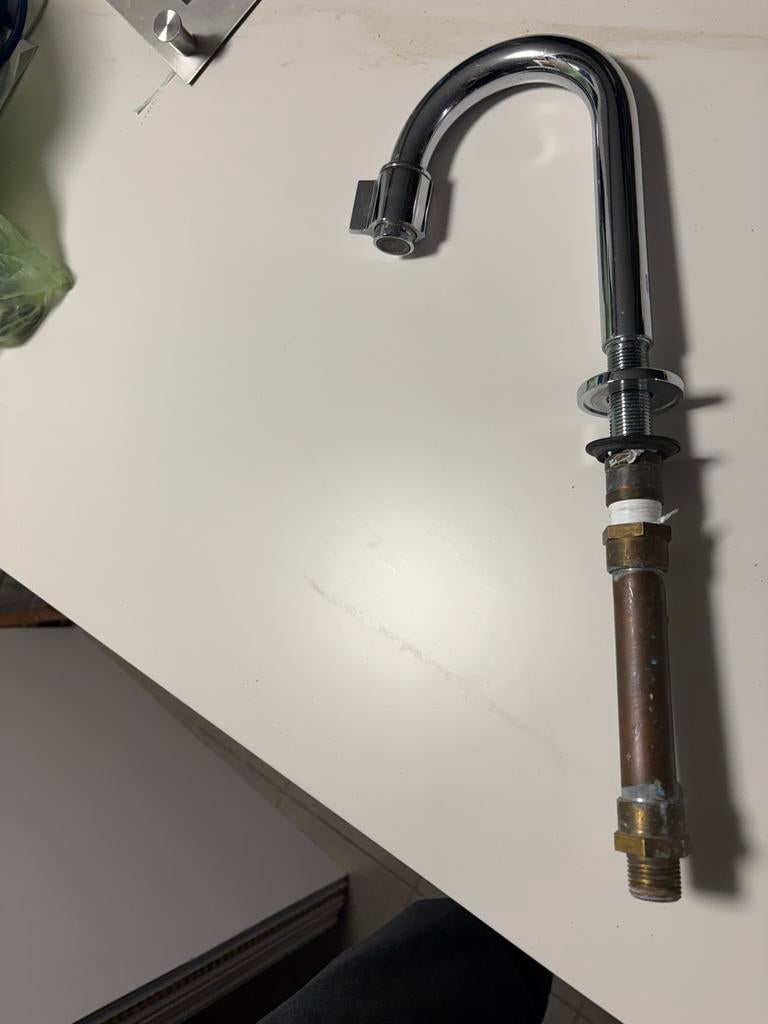 Hansa Wastafelkraan - 20cm hoog, 16cm breed, Ophalen of Verzenden, Gebruikt, Chroom, Kraan