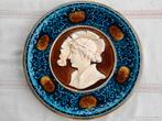 majolica wandbord, Antiek en Kunst, Ophalen of Verzenden