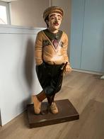 Houten beeld Golfer, Antiek en Kunst, Ophalen