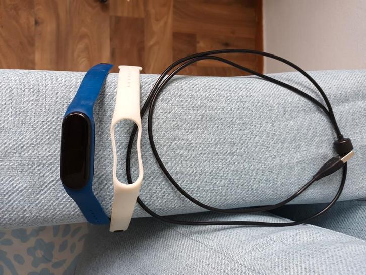 XIAOMI MI SMARTWATCH, Sieraden, Tassen en Uiterlijk, Smartwatches, Zo goed als nieuw, Android, Blauw, Ophalen