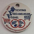 Winkelwagenmunt winkelwagenmuntjesbeurs Veghel 8 decem. 2024, Ophalen of Verzenden