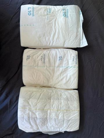 Gratis: 4 verschillende Tena Lady SlipL en Attends 9L en L10 beschikbaar voor biedingen