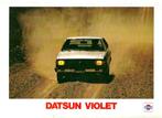 Folder Datsun Violet 1980, Ophalen of Verzenden, Gelezen, Overige merken
