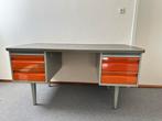 Vintage Retro Industrieel Bureau Jaren 50/60 Blerk (Gispen), Ophalen, Gebruikt, Bureau