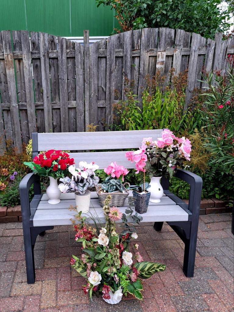 Diverse kunstbloemen kunstplanten, Ophalen of Verzenden, Gebruikt