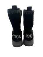 Mou enkellaarzen 38, Zwart, Ophalen of Verzenden, Zo goed als nieuw