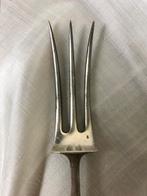 Antieke Franse verzilverde vleesvork met drie tanden, Antiek en Kunst, Ophalen of Verzenden