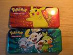 Pokemon blik, Hobby en Vrije tijd, Verzamelkaartspellen | Pokémon, Verzenden, Zo goed als nieuw, Overige typen