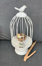 Brocante ogend Vogelkooitje / Etagere :  35 cm hoog, Ophalen of Verzenden
