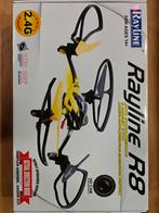 Rayline RC quadrocopter / drone R8, zwart/geel, ready 2 fly, Hobby en Vrije tijd, Modelbouw | Radiografisch | Helikopters en Quadcopters