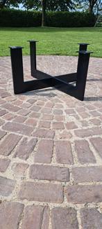 metaal zwart onderstel salontafel, Ophalen, Tafelpoot, Gebruikt, 50 tot 100 cm