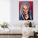 Schilderij vrouw met doek 60x80, Ophalen