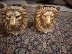 2 prachtige grote leeuwen bloempotten vaas, Ophalen, Nieuw, Glas of Kopje