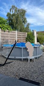 Zwembad Intex prism premium  305x76cm incl filterpomp, Ophalen, Minder dan 80 cm, Rond, 300 cm of meer